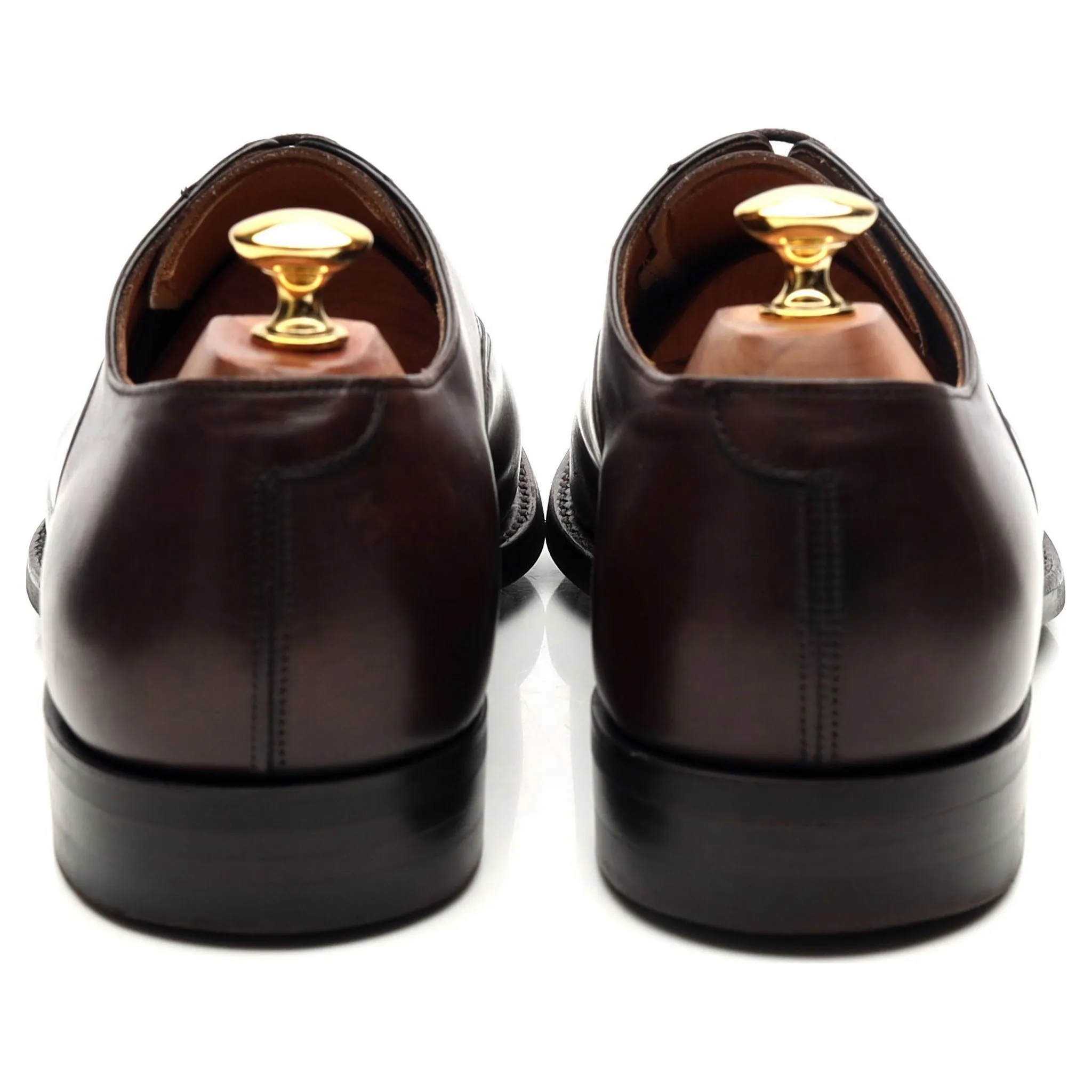 'Alfred' Dark Brown Leather Oxford UK 9 F