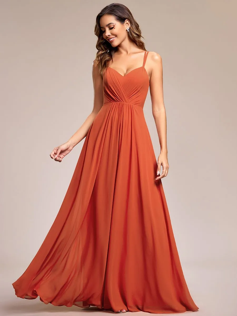 Aminata bridesmaid or ball gown with lace up back