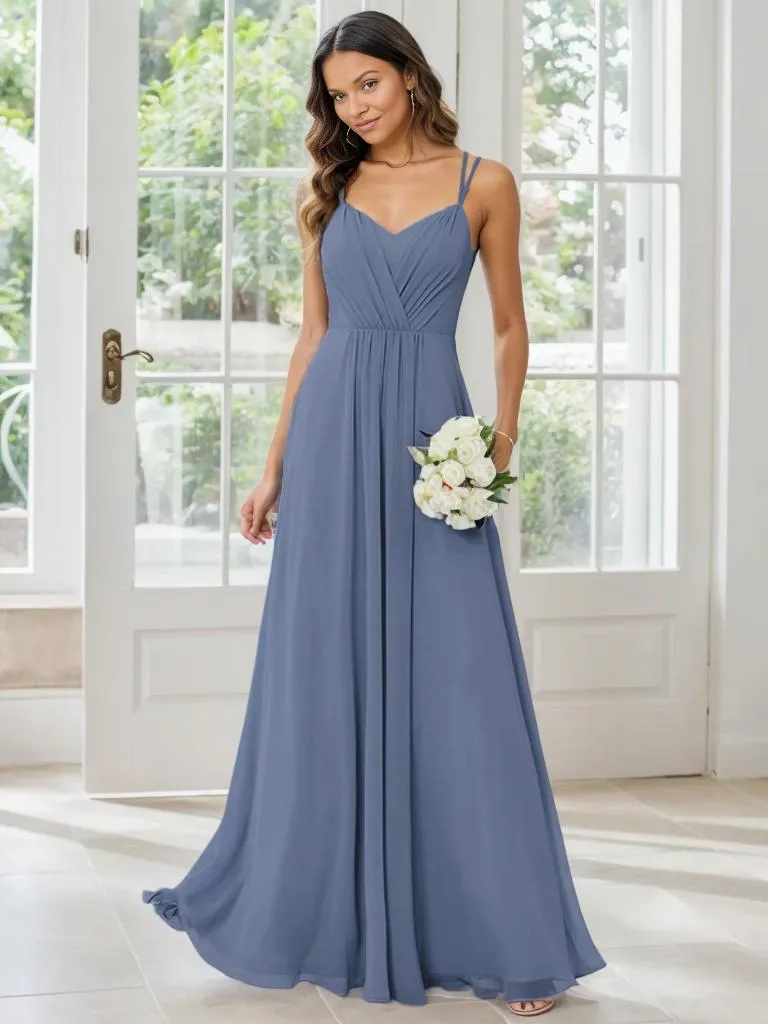 Aminata bridesmaid or ball gown with lace up back