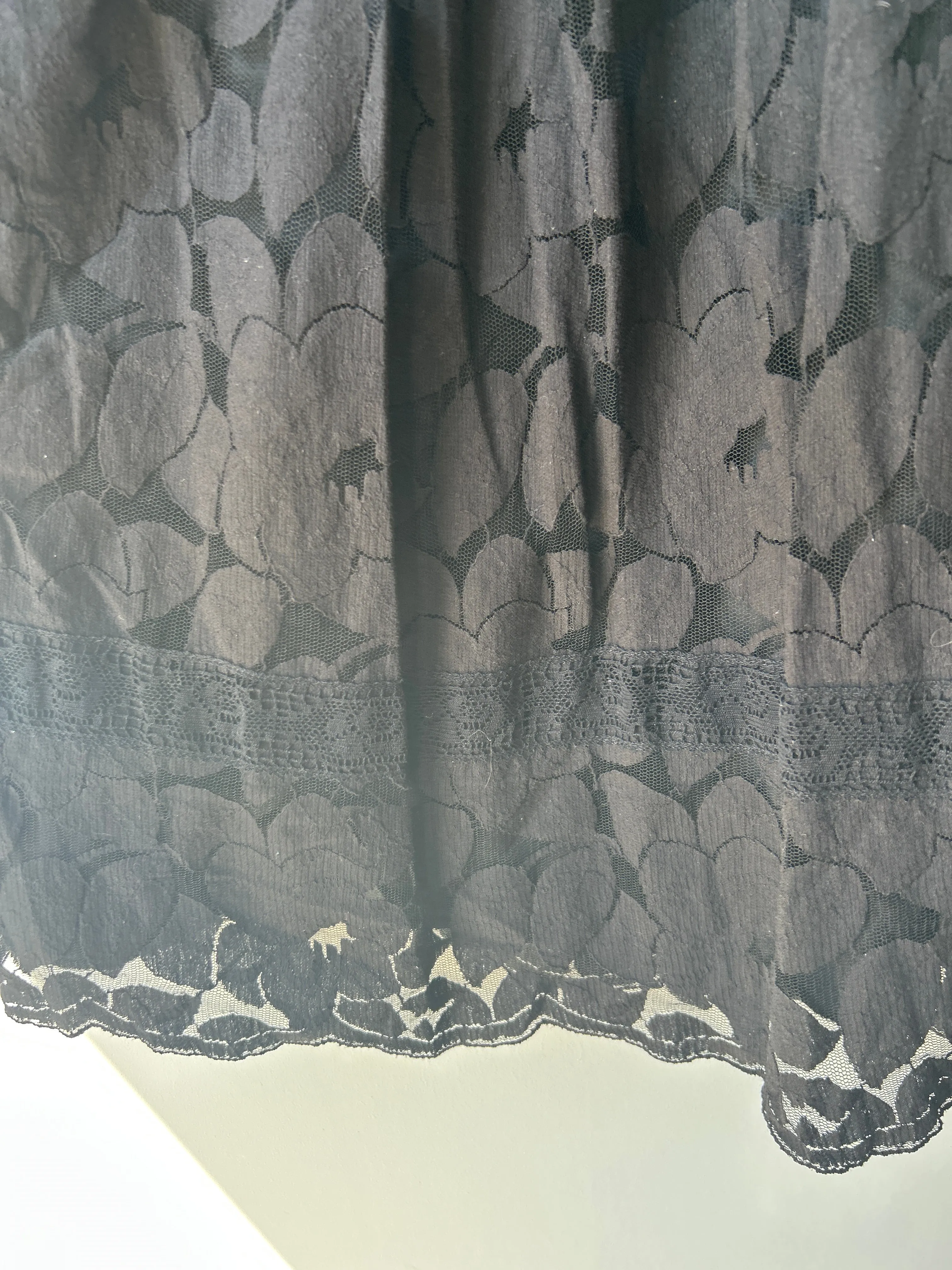 Anna Sui Black Lace Dress