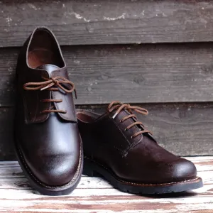 Annapurna Leather Derby Lace-up Shoes - Dark Brown