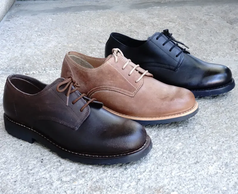 Annapurna Leather Derby Lace-up Shoes - Dark Brown