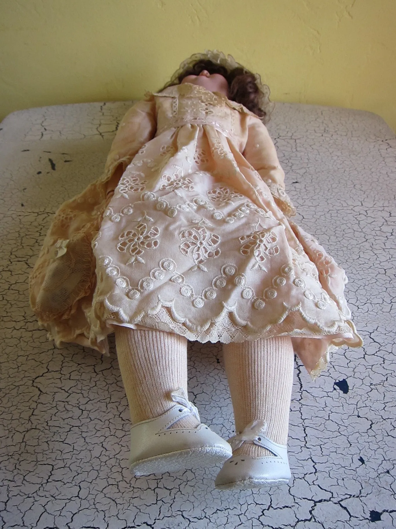 Antique 19th C German Porcelain Doll by Gebruder Kuhnlenz