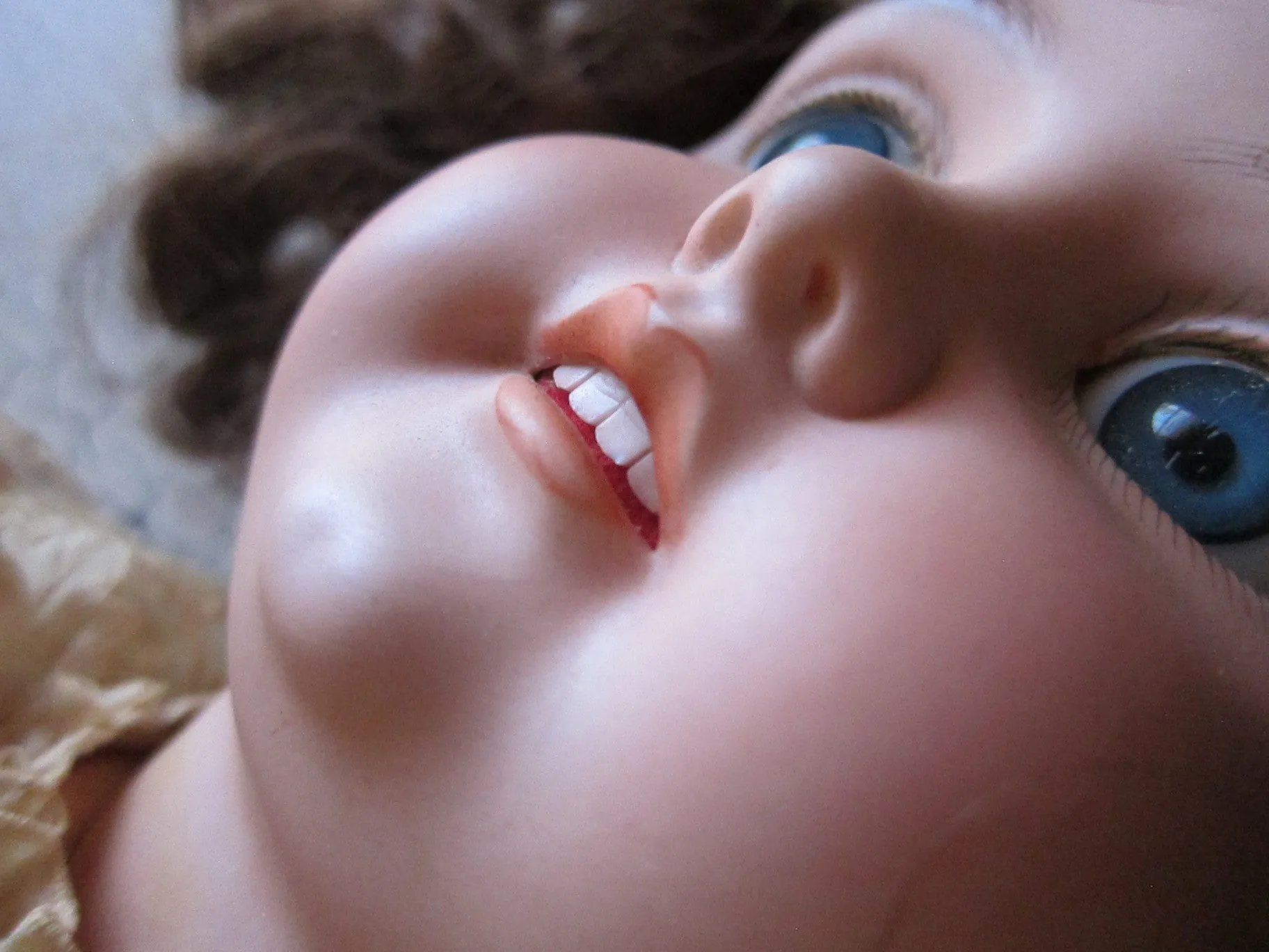 Antique 19th C German Porcelain Doll by Gebruder Kuhnlenz