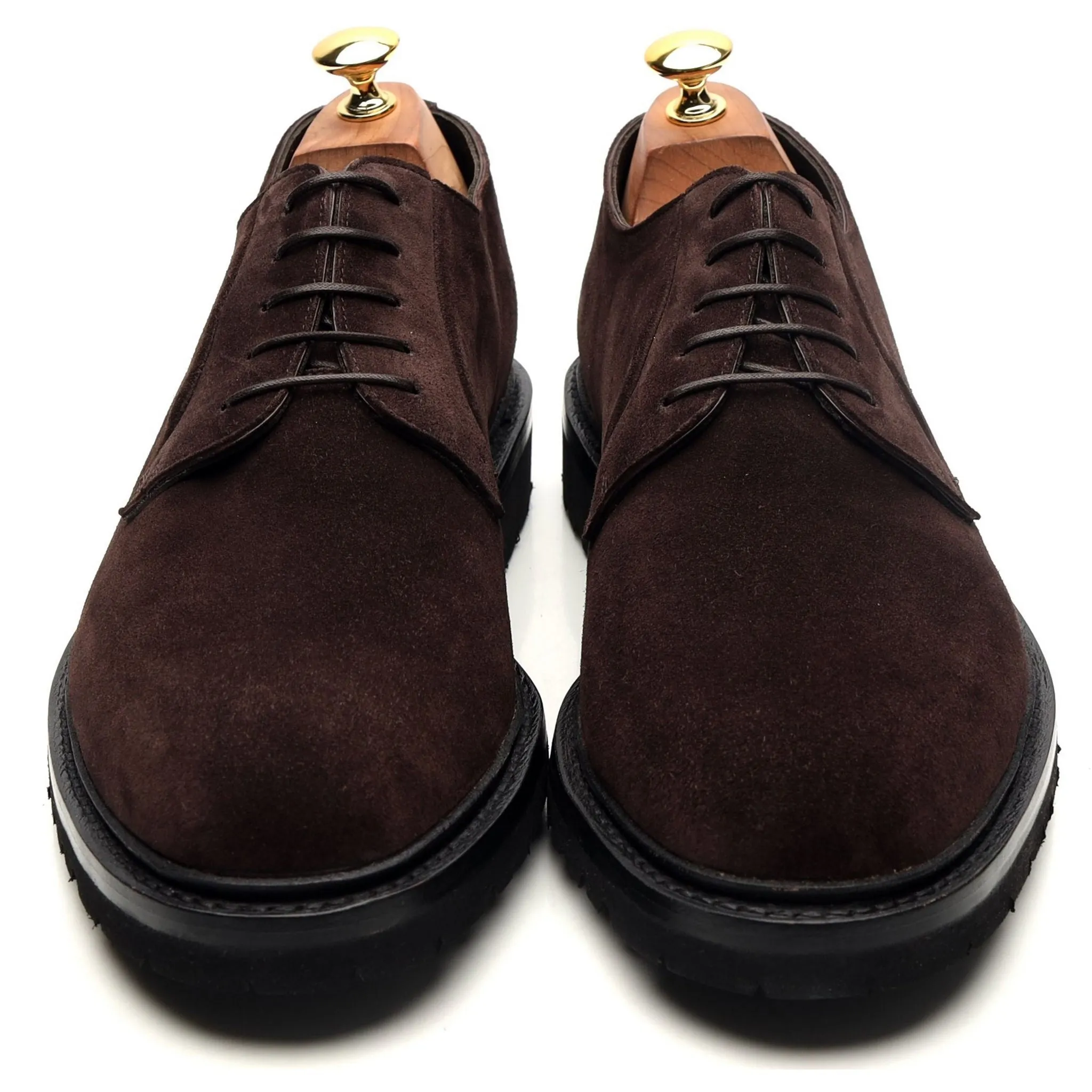 'Archie' Dark Brown Suede Derby UK 6.5