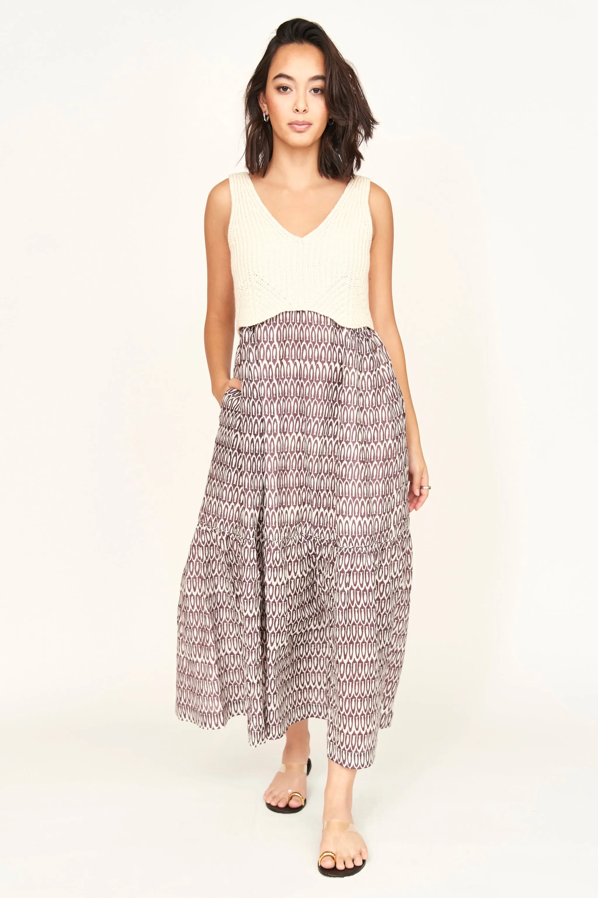 Arles Knit Tank in Bone