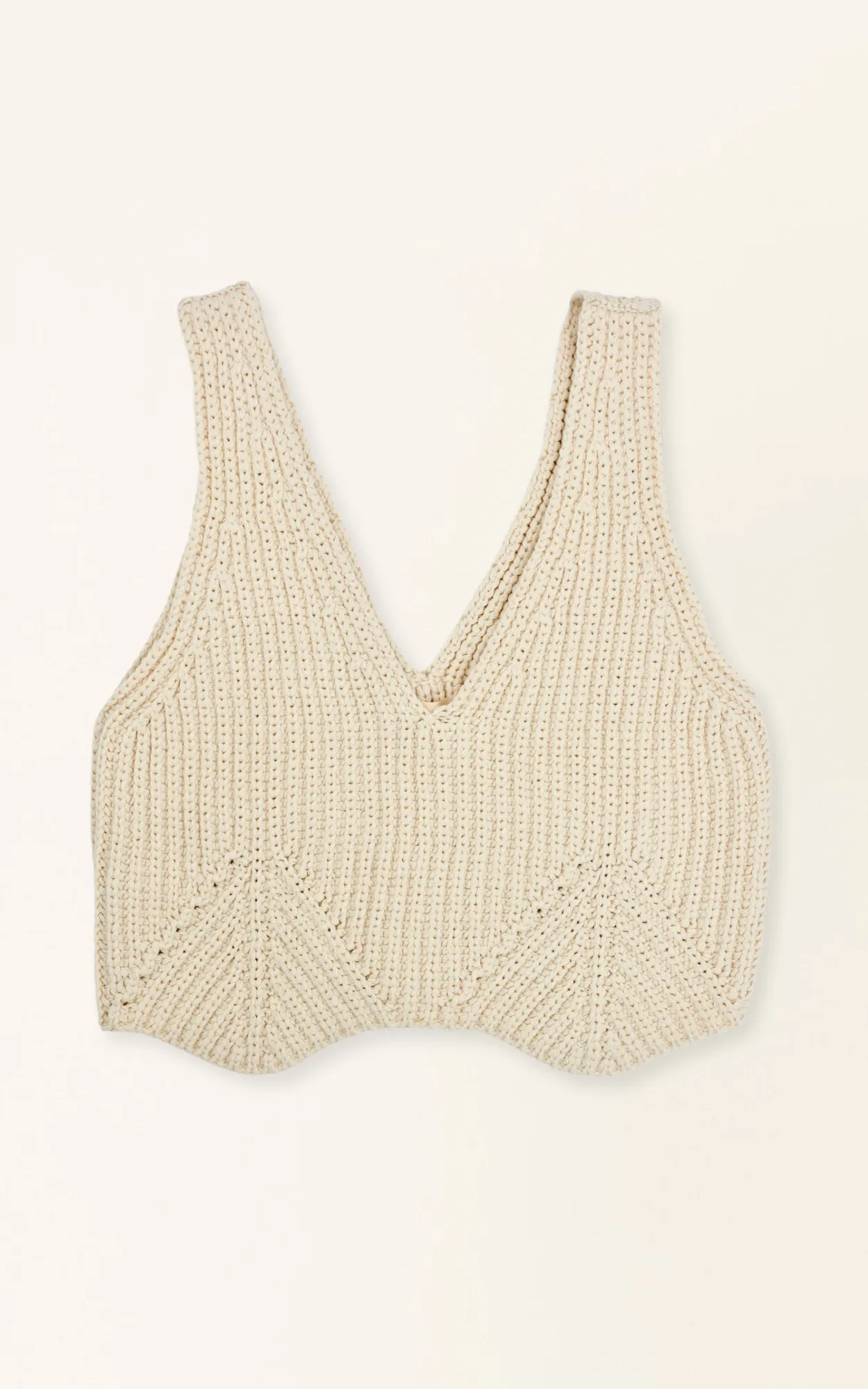 Arles Knit Tank in Bone