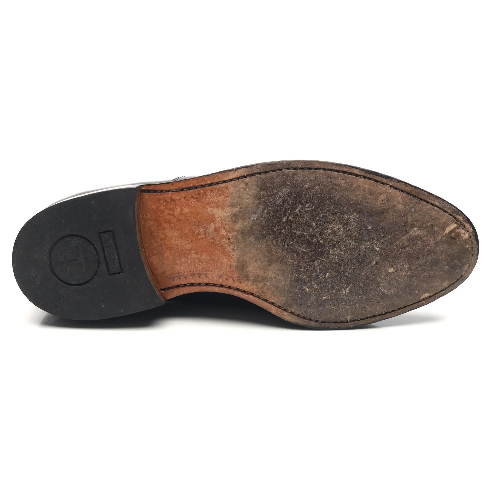 'Arnold' Black Leather Oxford UK 7.5 G