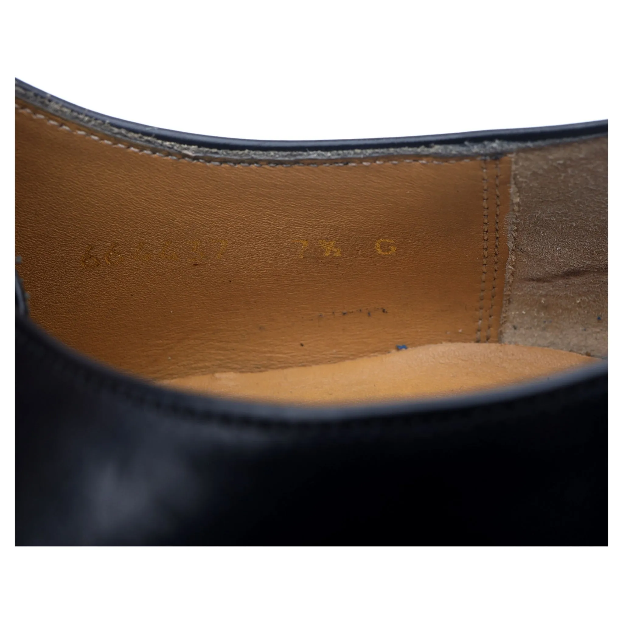 'Arnold' Black Leather Oxford UK 7.5 G