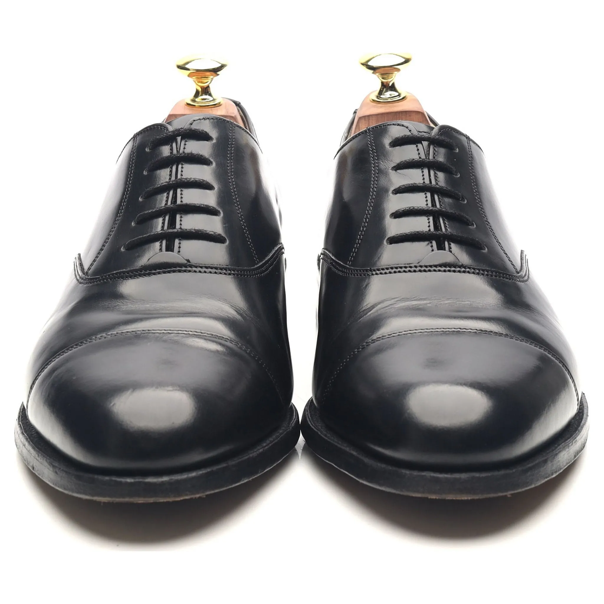 'Arnold' Black Leather Oxford UK 7.5 G