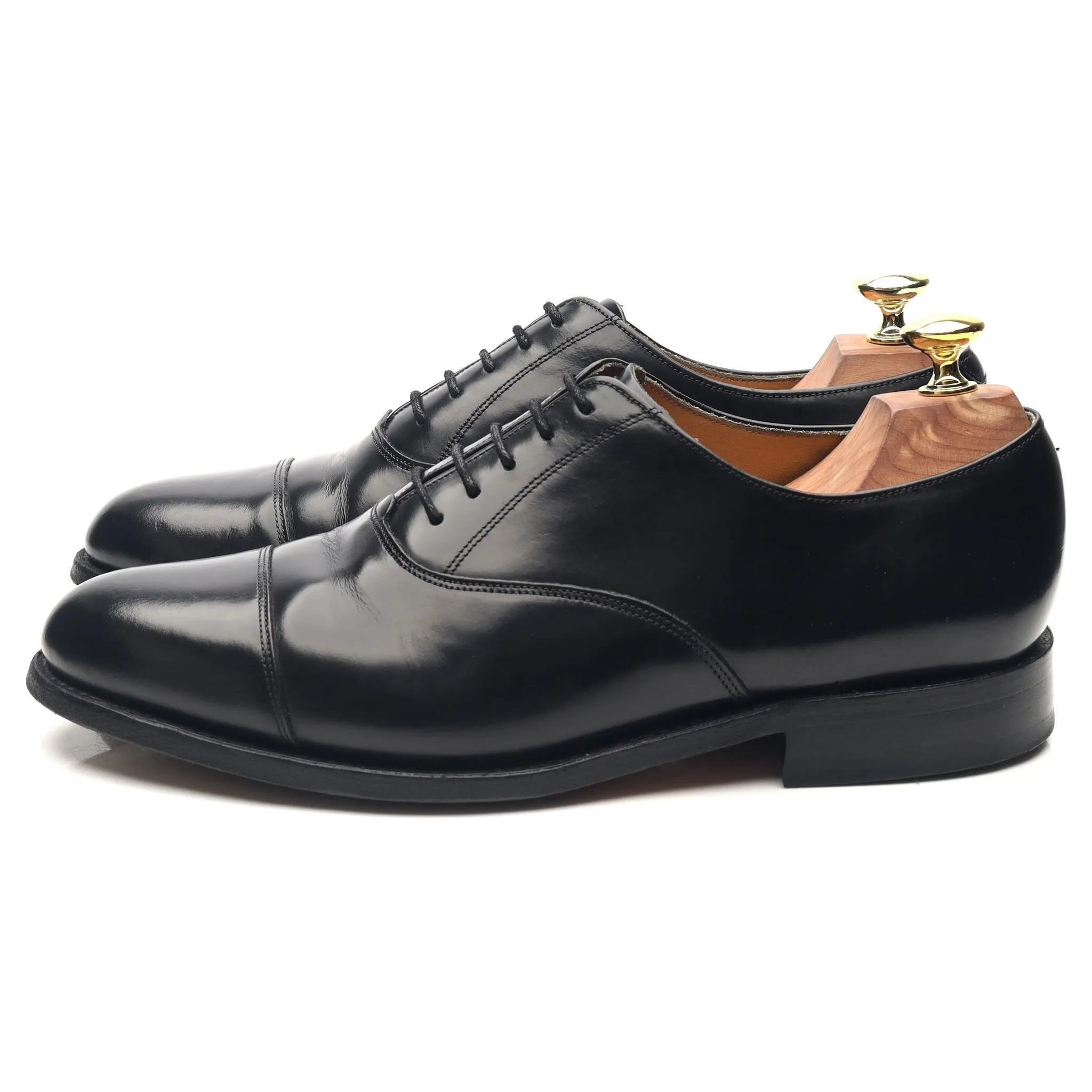 'Arnold' Black Leather Oxford UK 7.5 G
