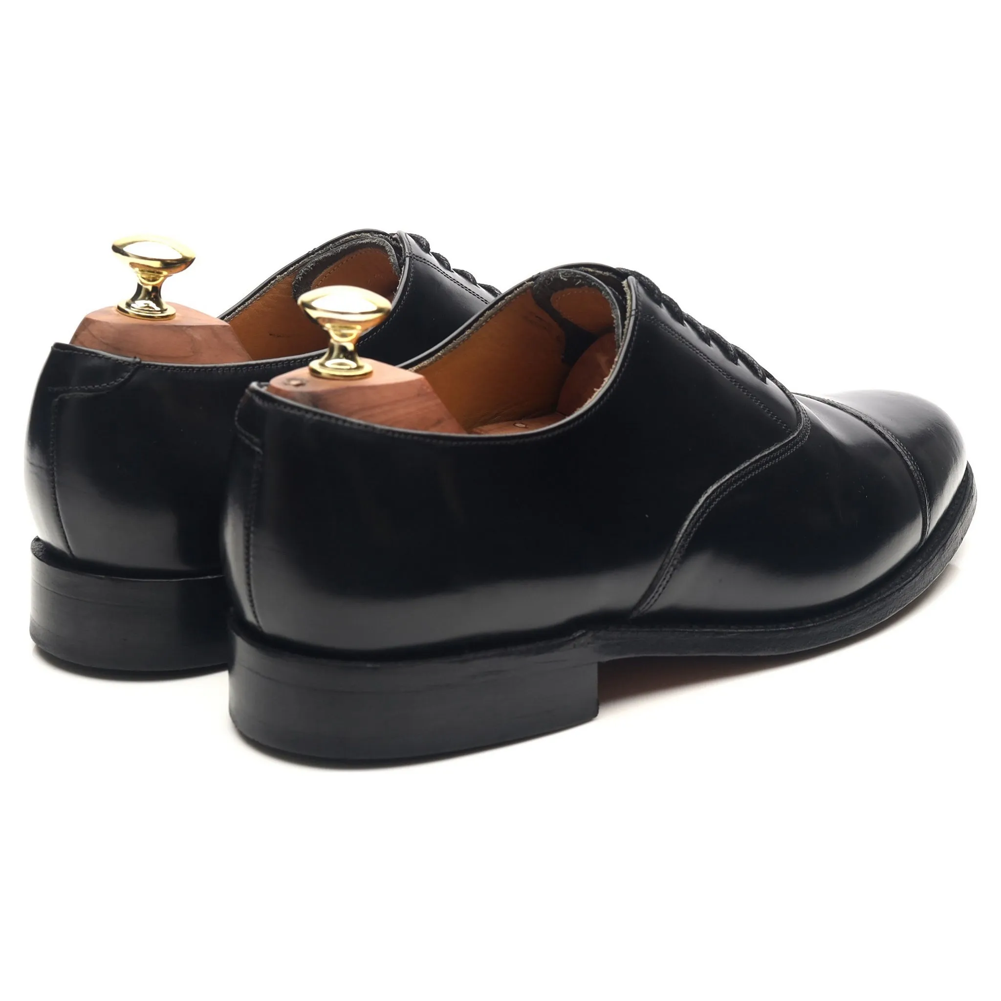 'Arnold' Black Leather Oxford UK 7.5 G