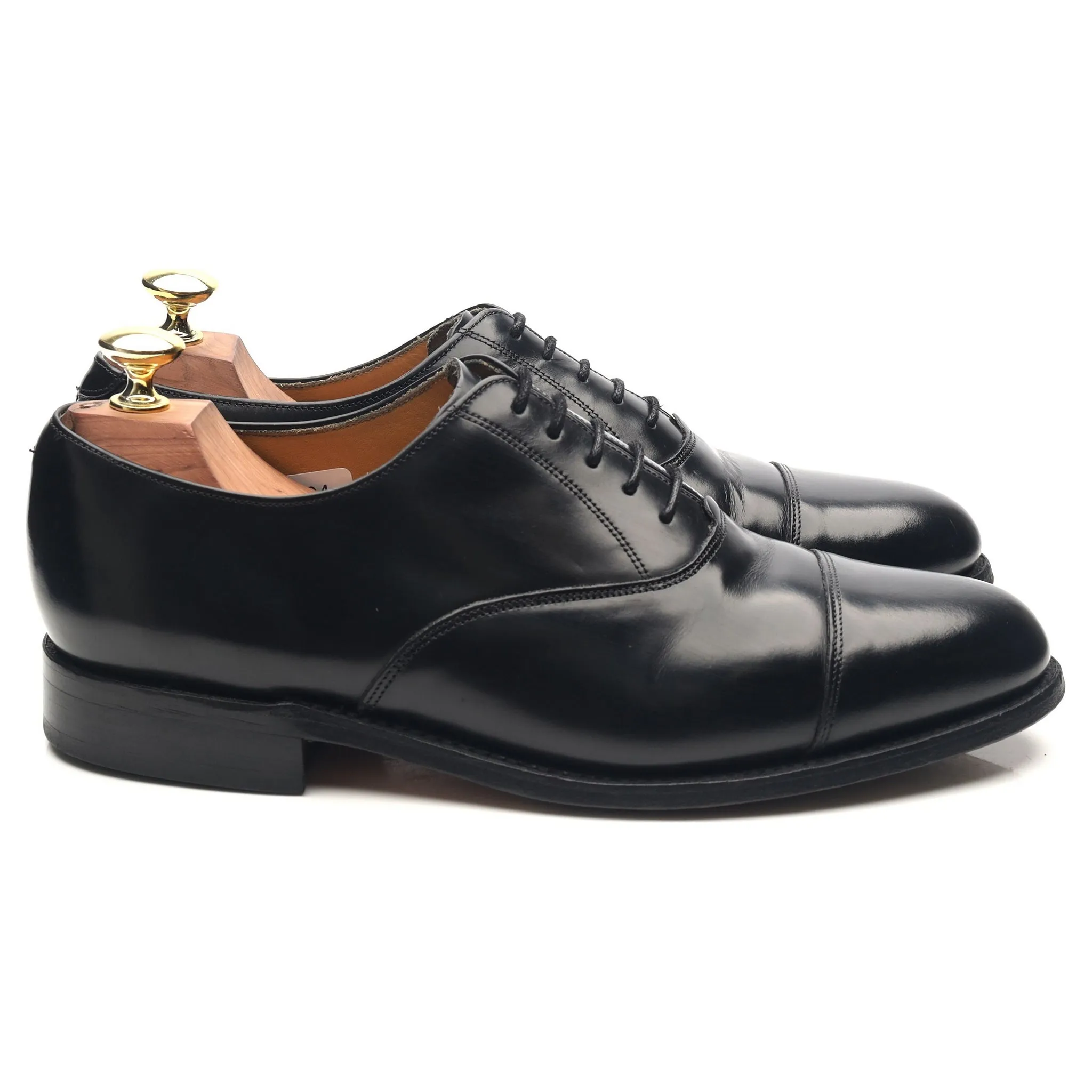 'Arnold' Black Leather Oxford UK 7.5 G