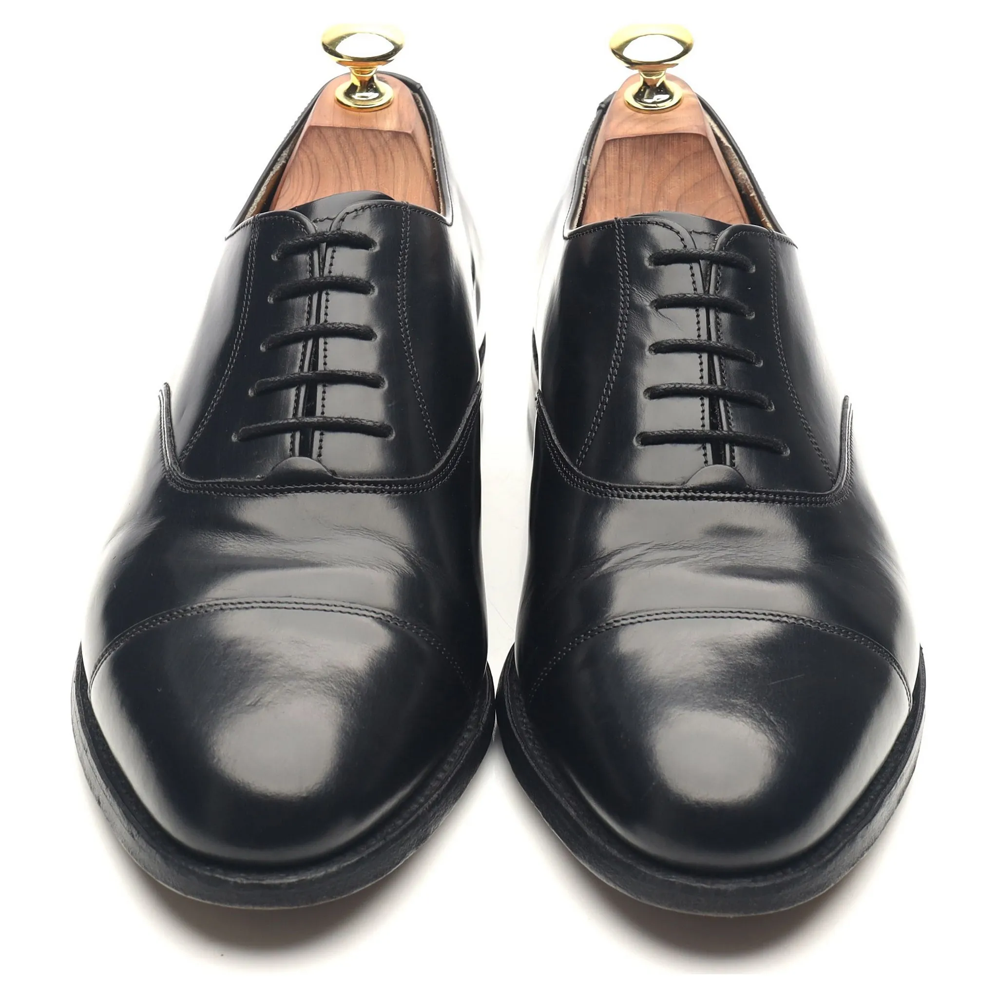 'Arnold' Black Leather Oxford UK 7.5 G