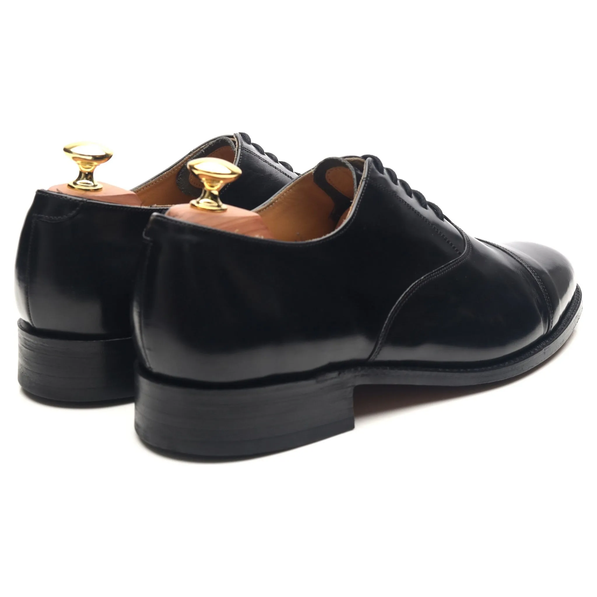 'Arnold' Black Leather Oxford UK 8.5 G