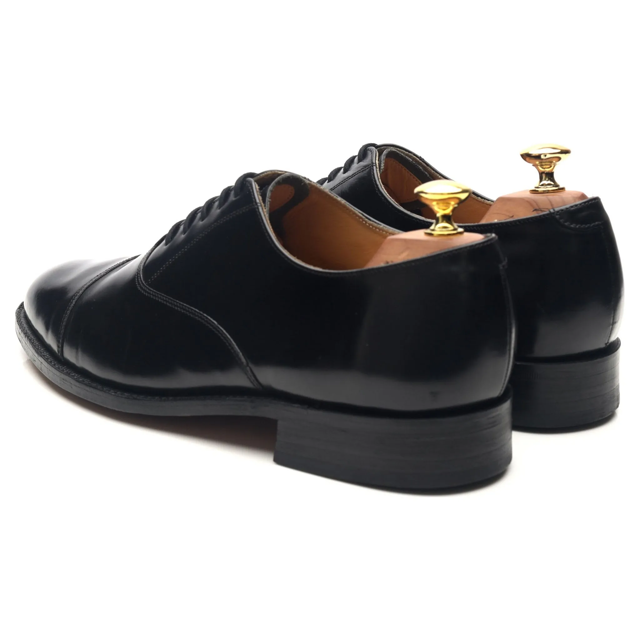 'Arnold' Black Leather Oxford UK 8.5 G