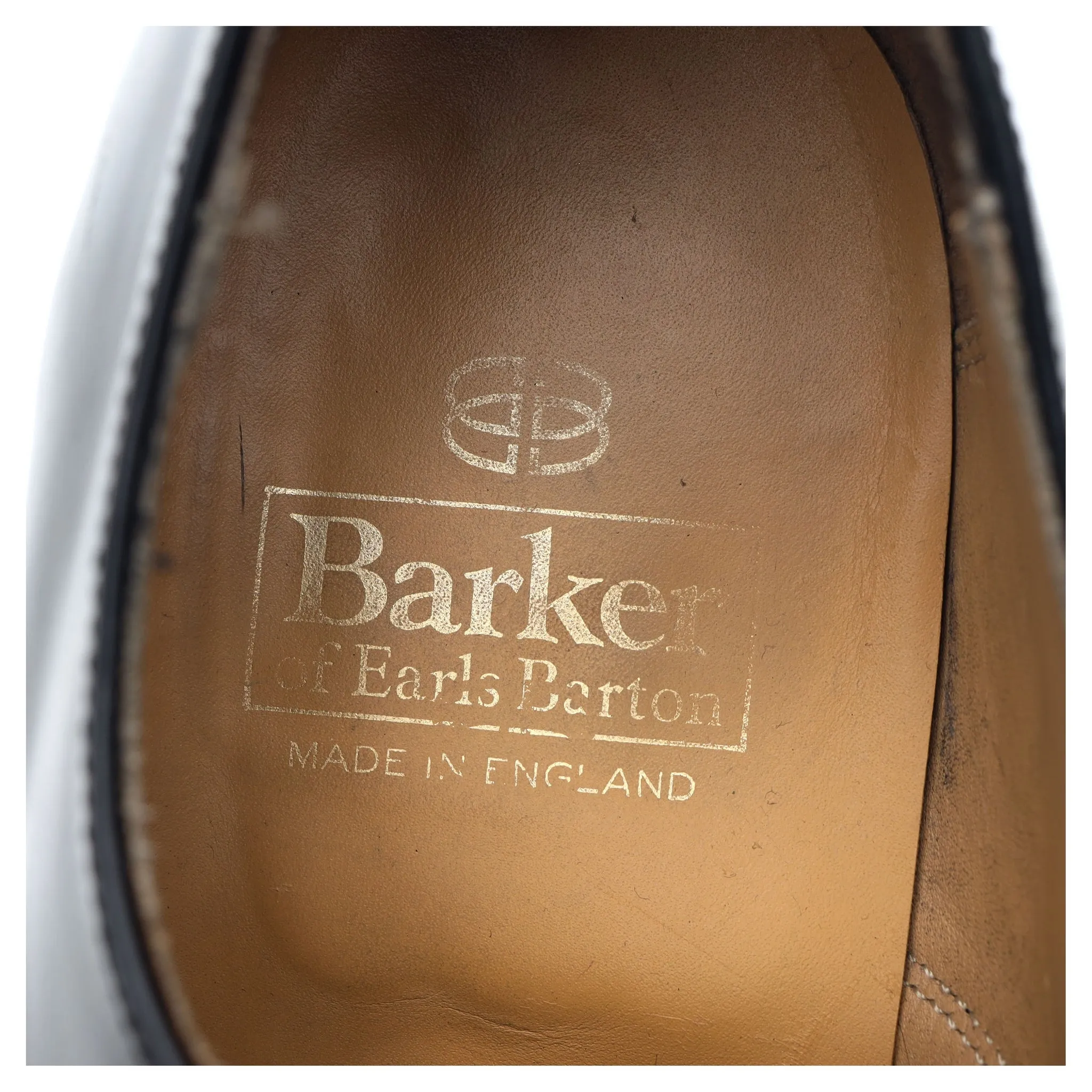 'Arnold' Black Leather Oxford UK 8.5 G