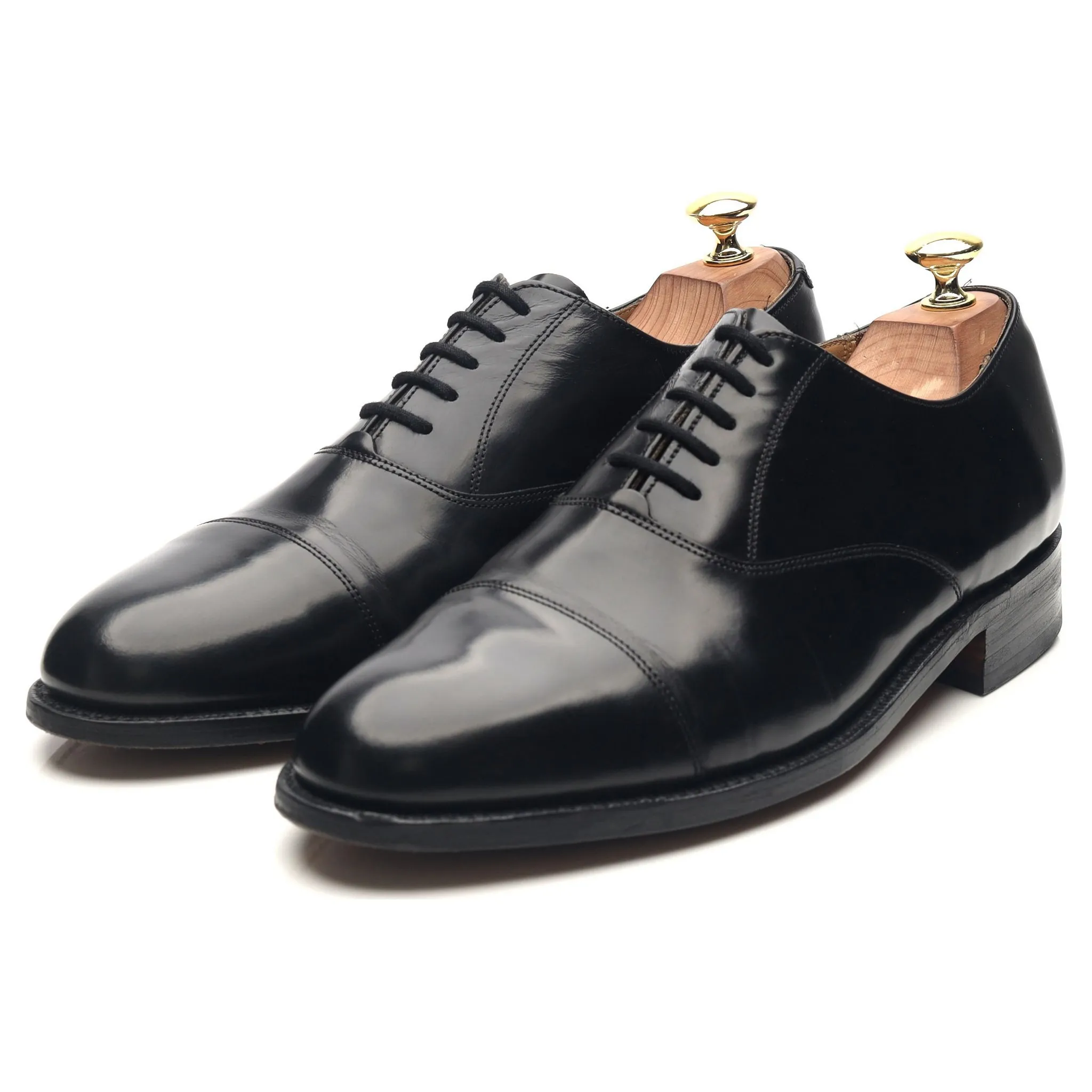 'Arnold' Black Leather Oxford UK 8.5 G