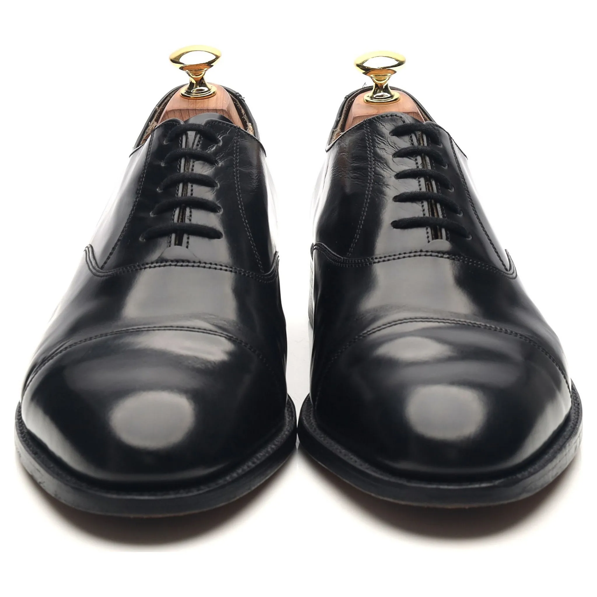 'Arnold' Black Leather Oxford UK 8.5 G