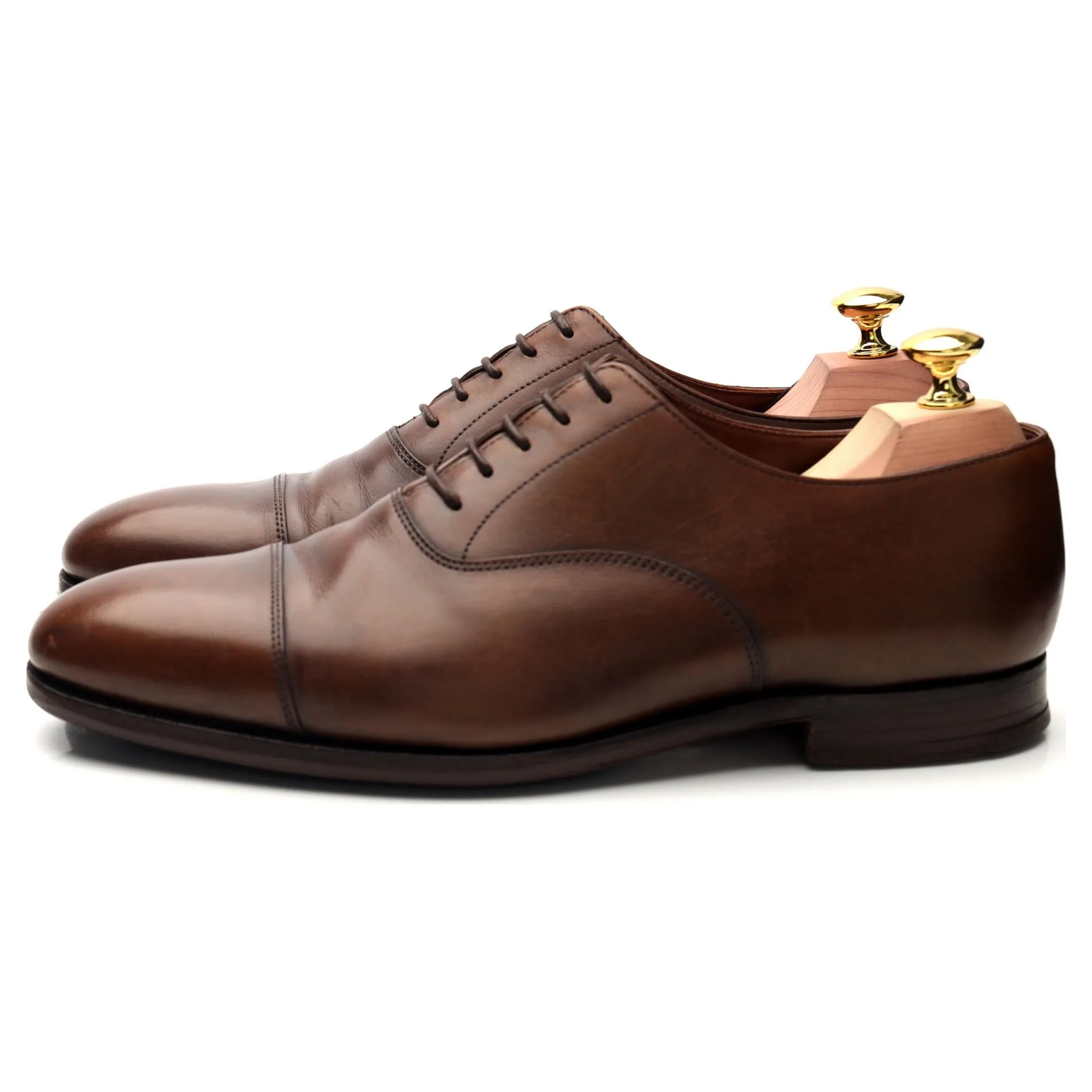 'Audley' Brown Leather Oxford UK 7.5 E