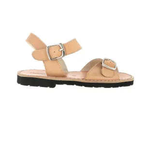 Avarca Buckle Leather Naturel