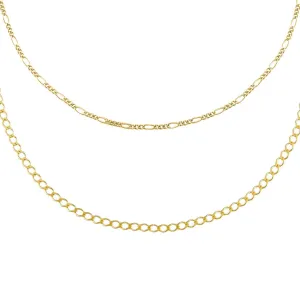 Baby Figaro X Cuban Anklet Combo Set