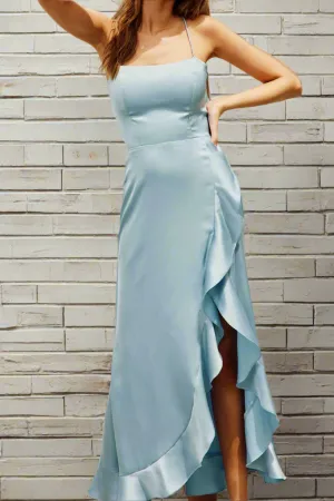 Back Lace Up Dress