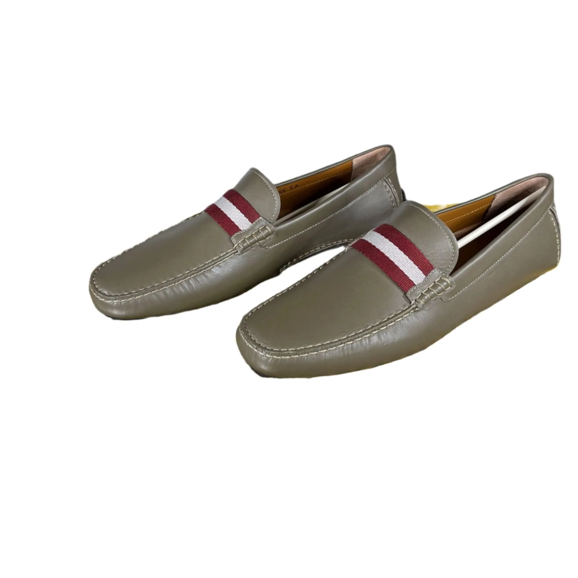 Bally Waltec Caki Leather Drivers