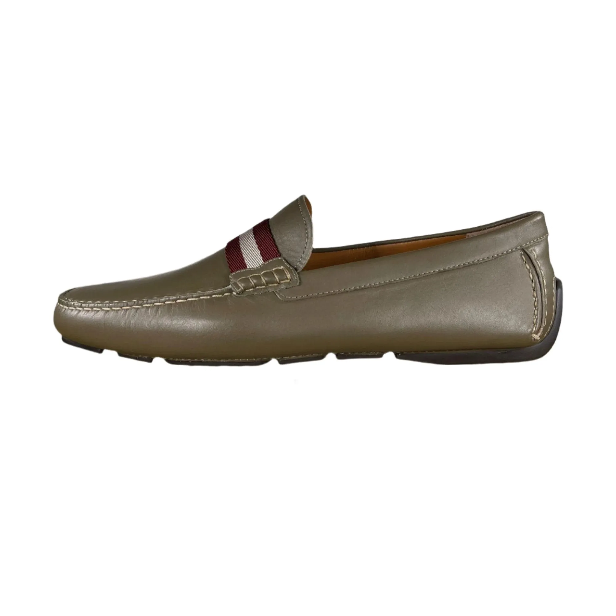 Bally Waltec Caki Leather Drivers