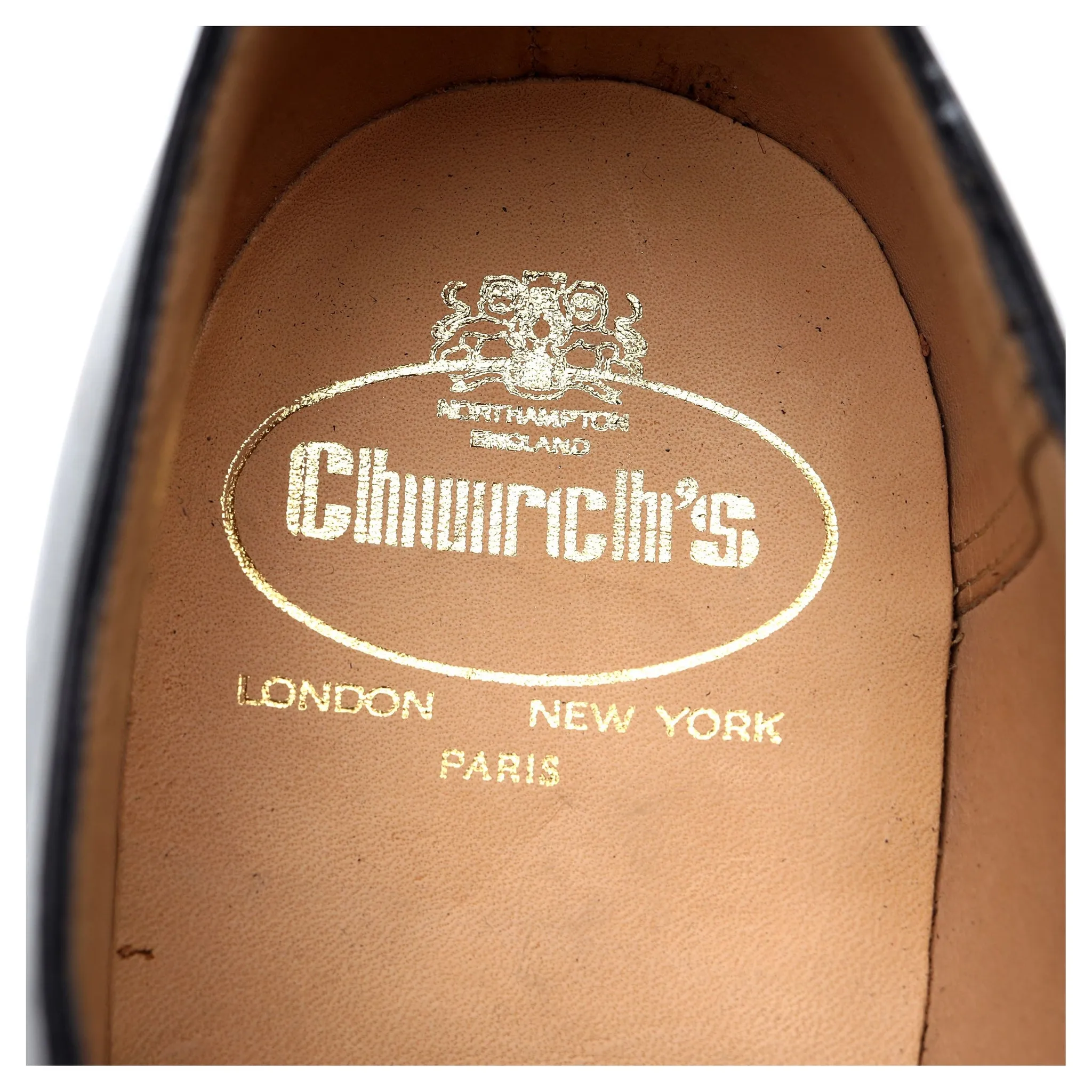 'Balmoral' Black Leather Oxford UK 7.5 G