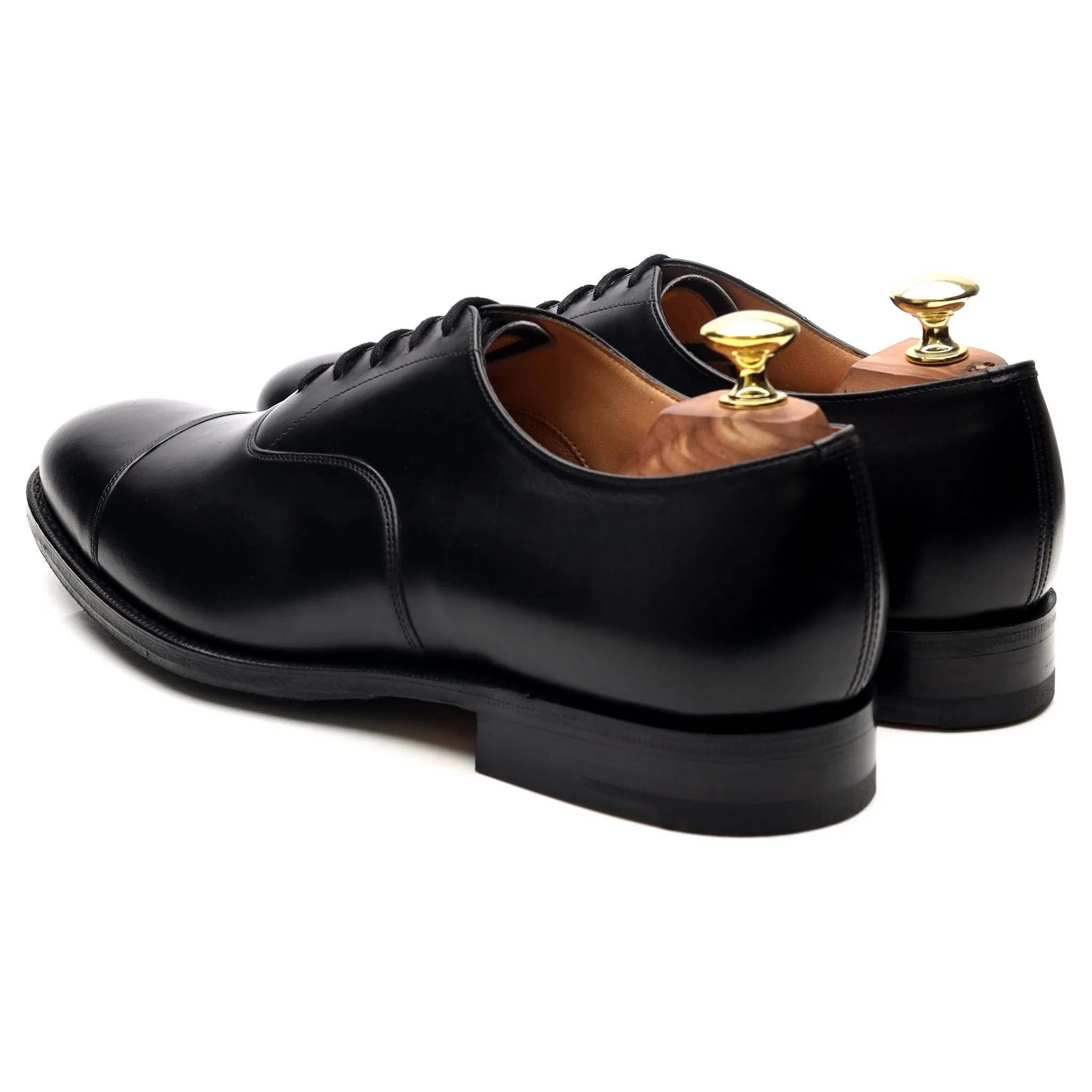 'Balmoral' Black Leather Oxford UK 7.5 G