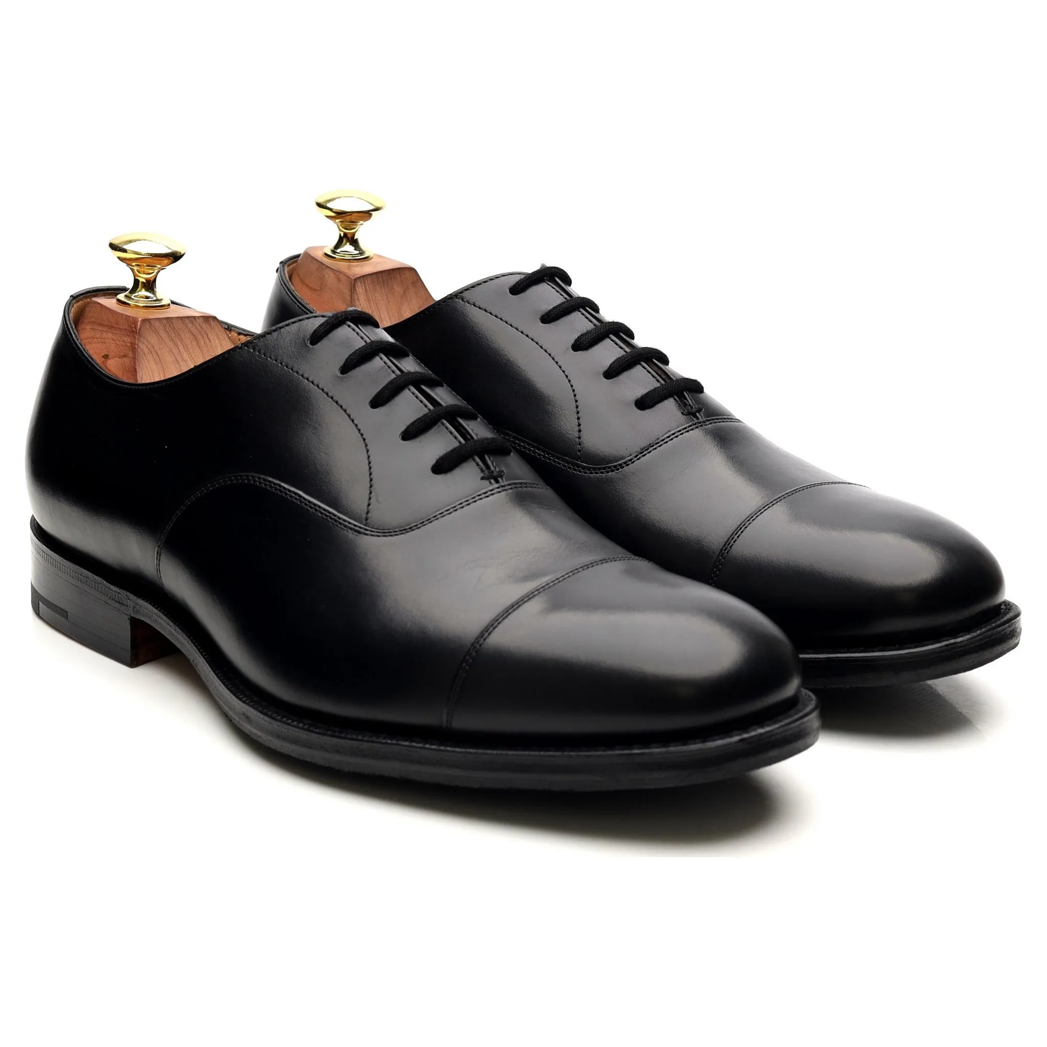 'Balmoral' Black Leather Oxford UK 7.5 G