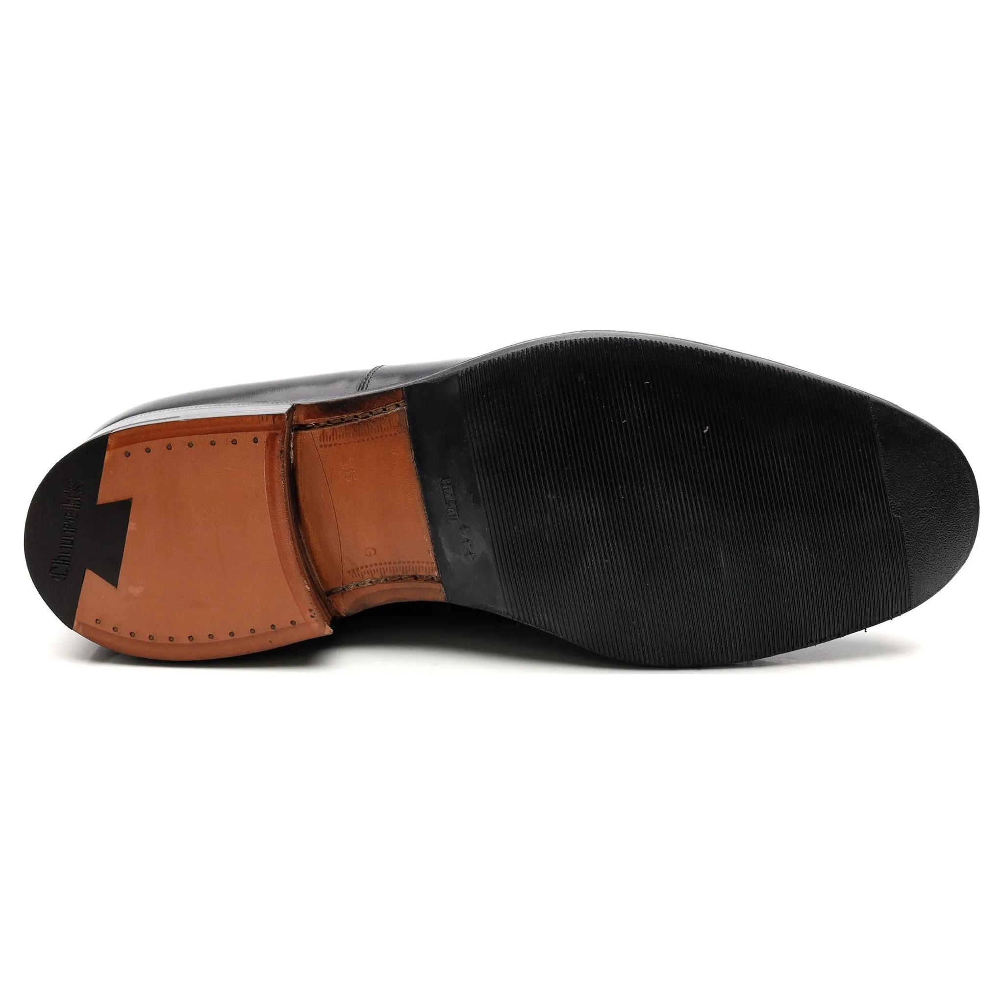 'Balmoral' Black Leather Oxford UK 7.5 G