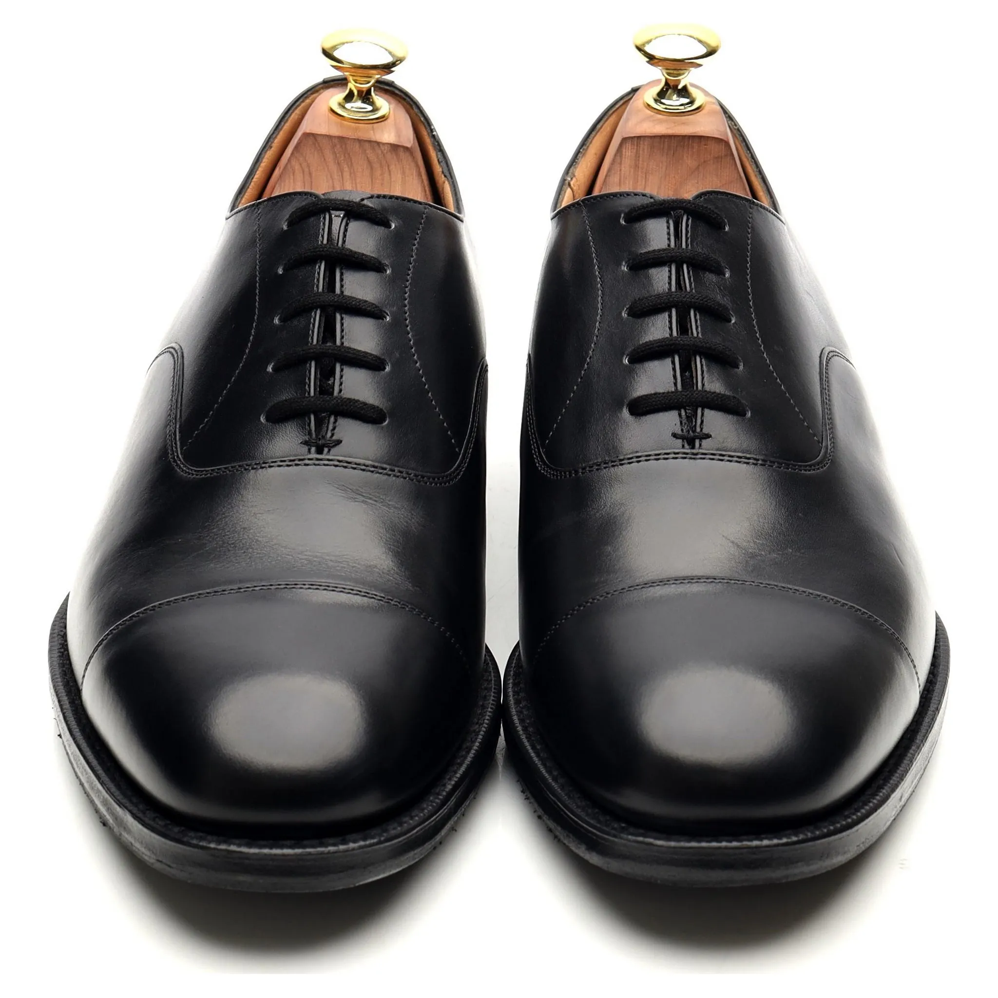 'Balmoral' Black Leather Oxford UK 7.5 G