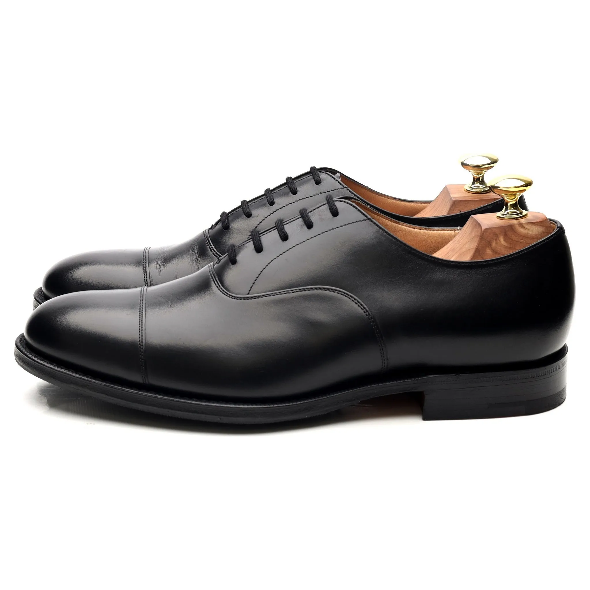 'Balmoral' Black Leather Oxford UK 7.5 G