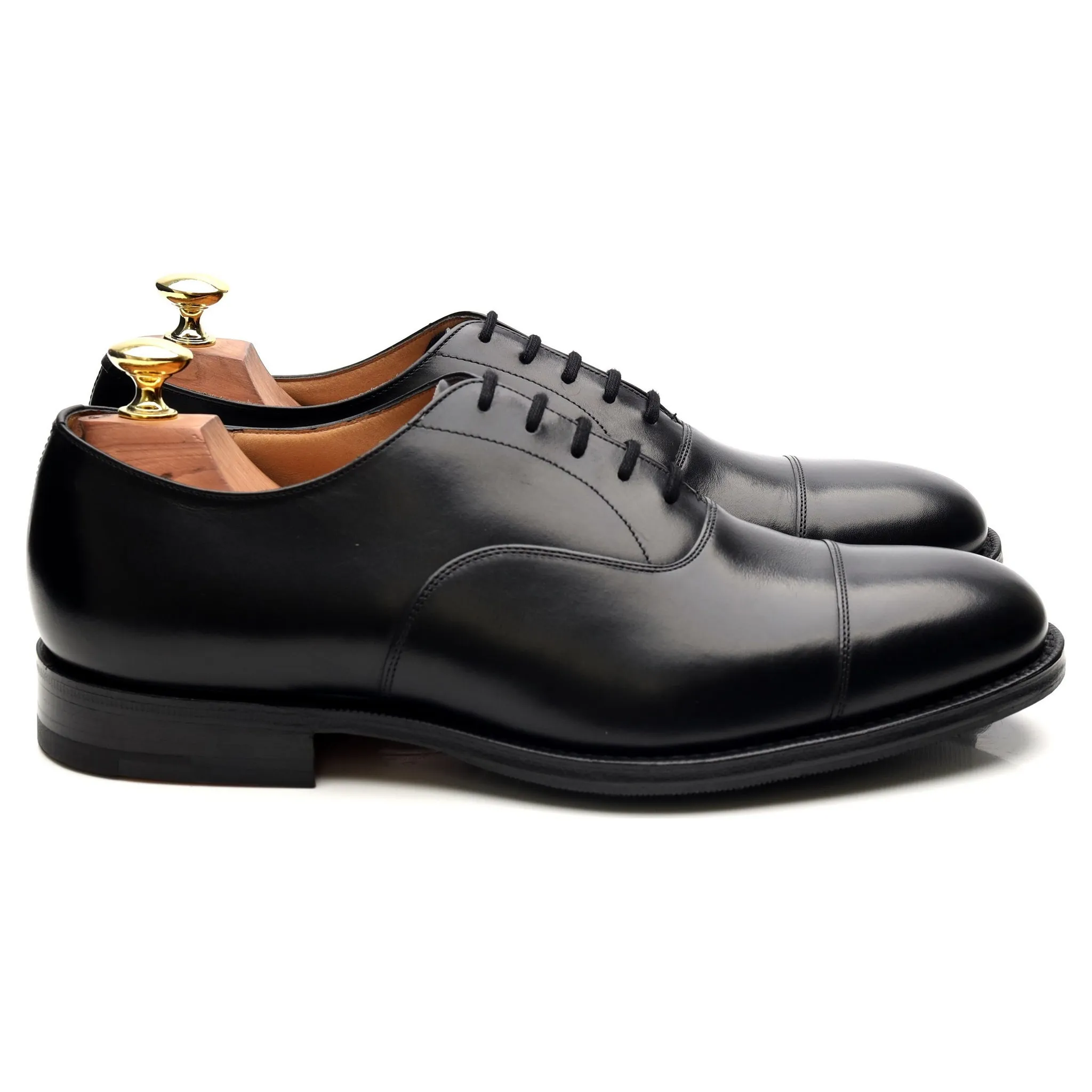'Balmoral' Black Leather Oxford UK 7.5 G