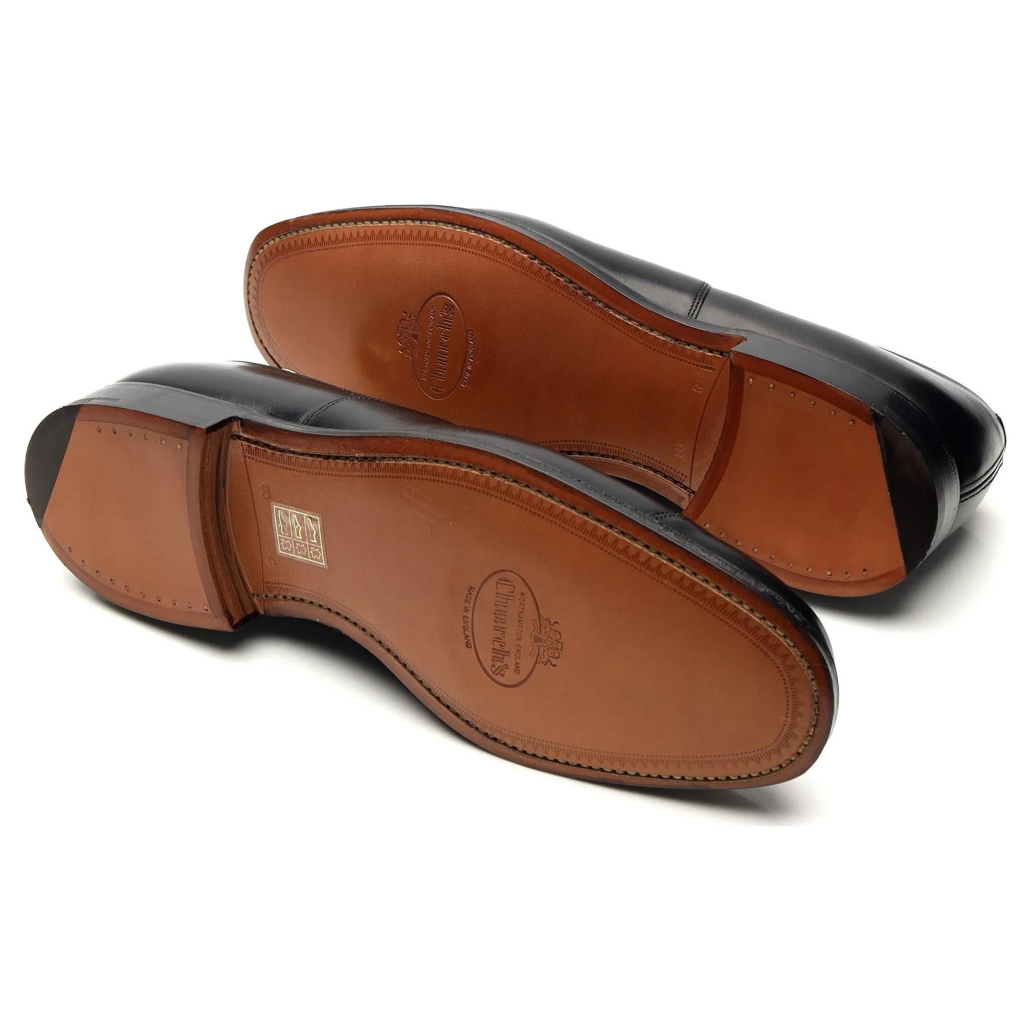 'Balmoral' Black Leather Oxford UK 8 G
