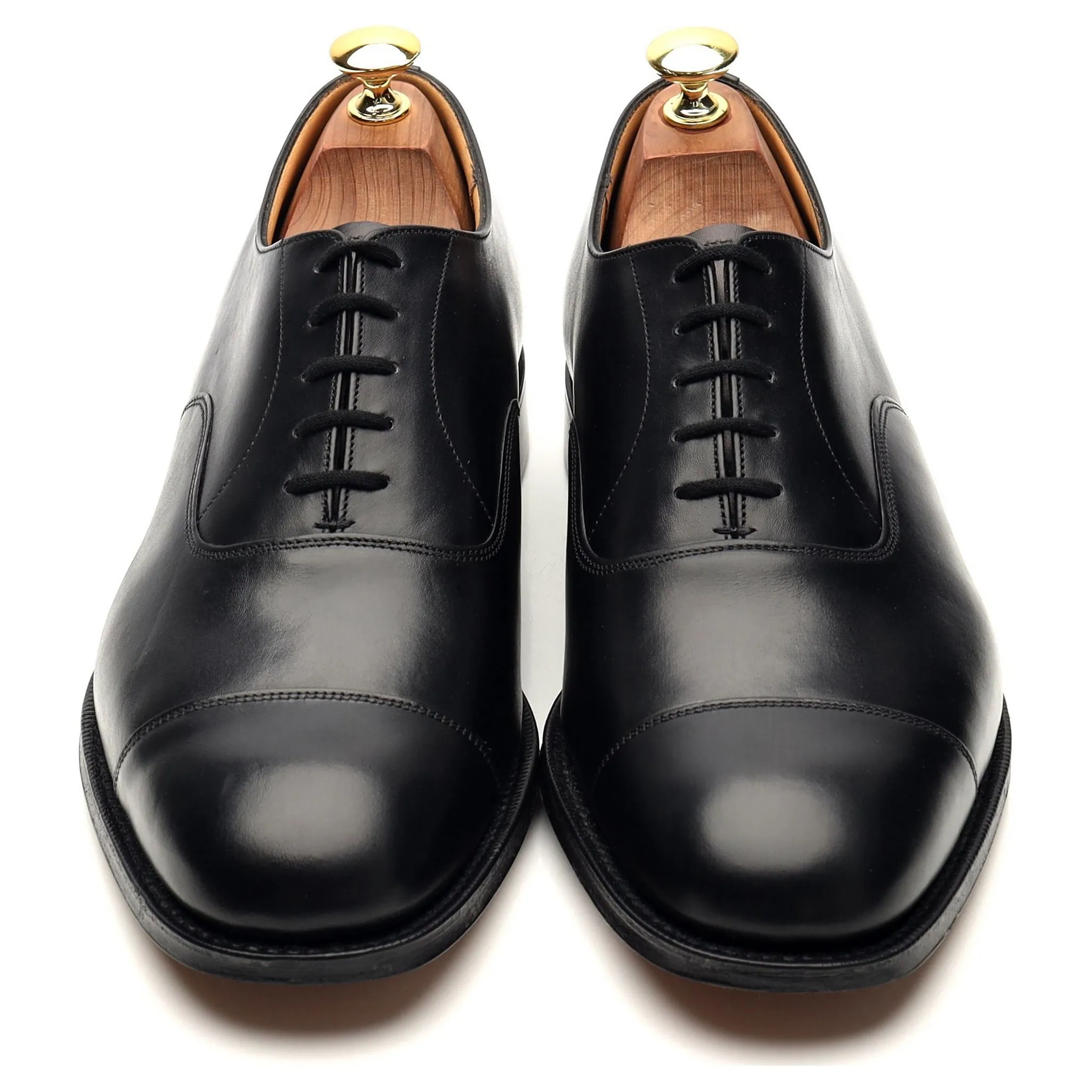 'Balmoral' Black Leather Oxford UK 8 G