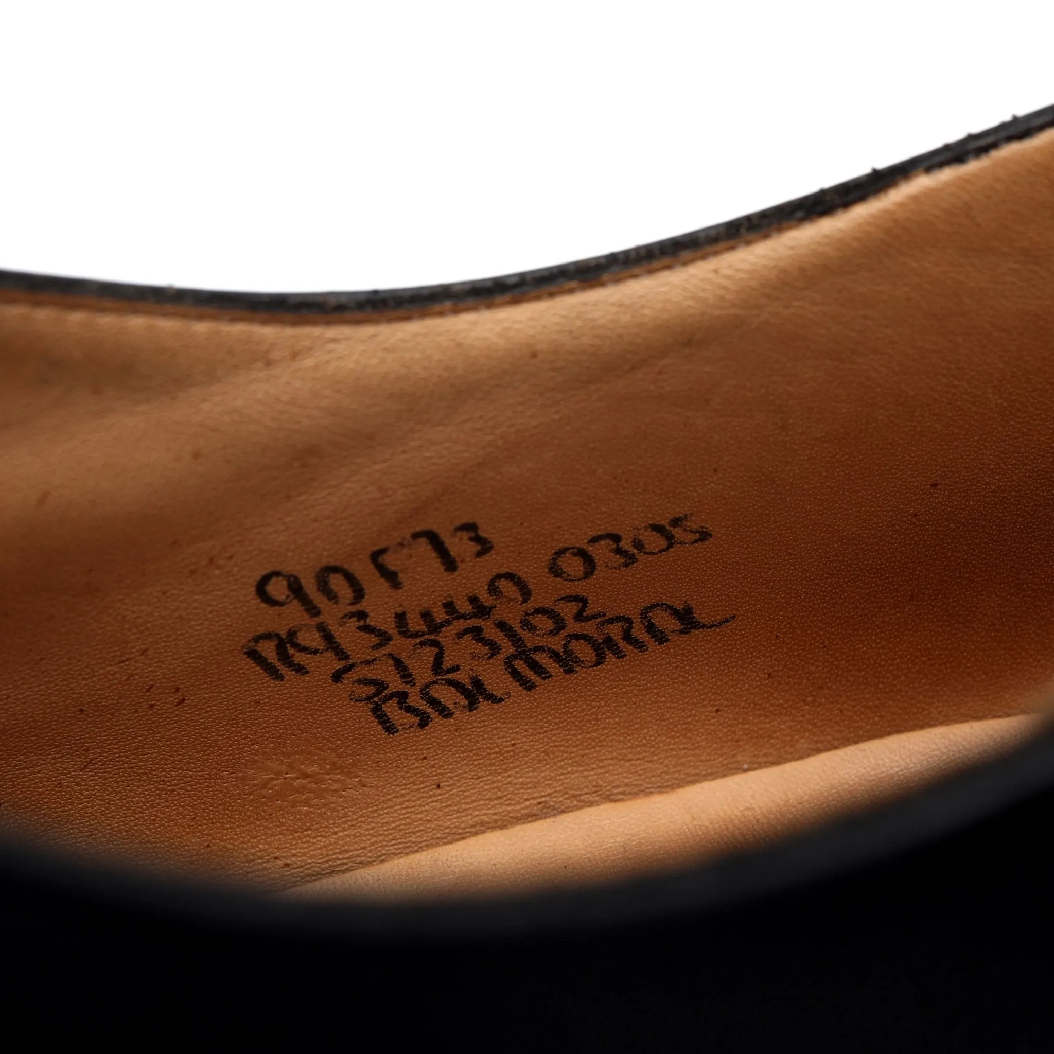 'Balmoral' Black Leather Oxford UK 9 F