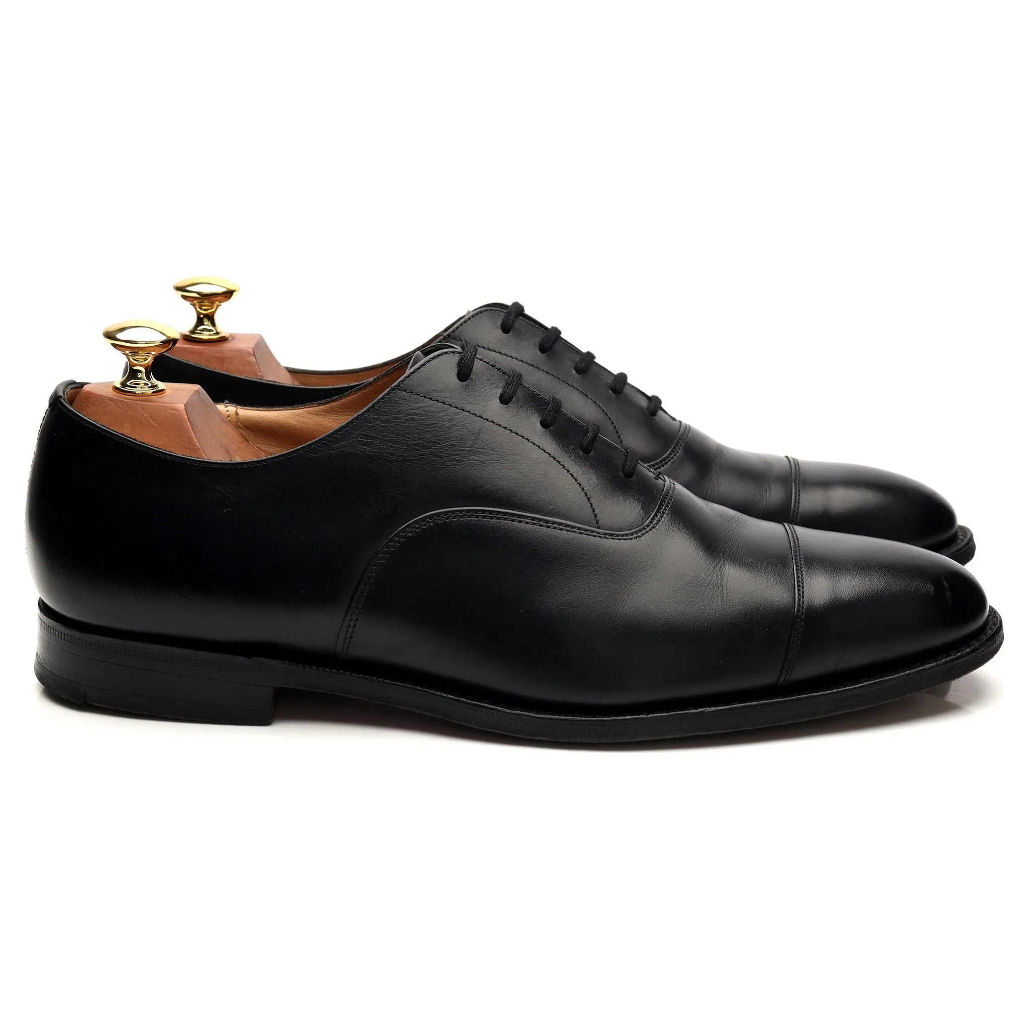 'Balmoral' Black Leather Oxford UK 9 F