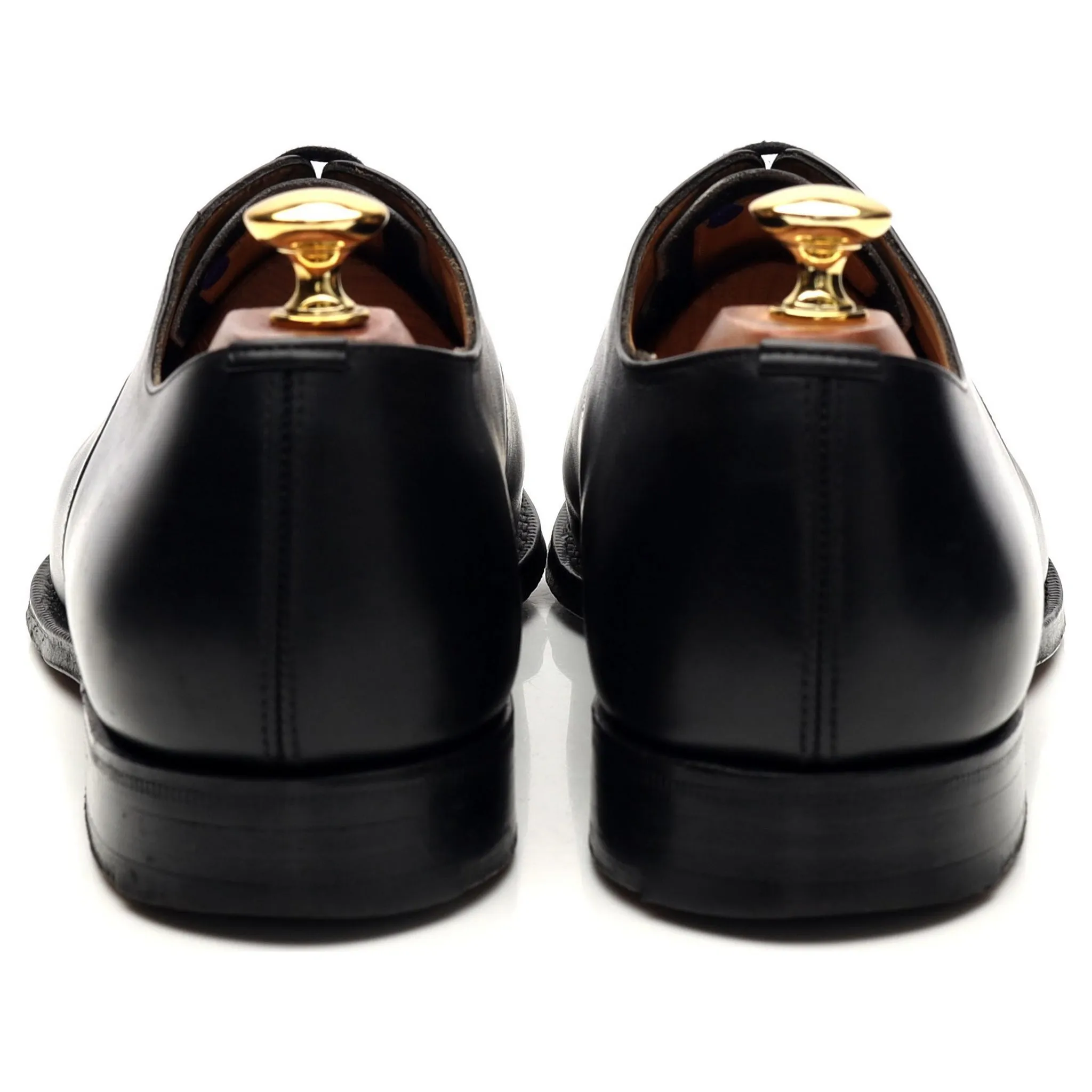 'Balmoral' Black Leather Oxford UK 9 F