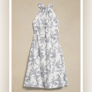 Banana Republic Tier-Ruffle Linen Midi Dress