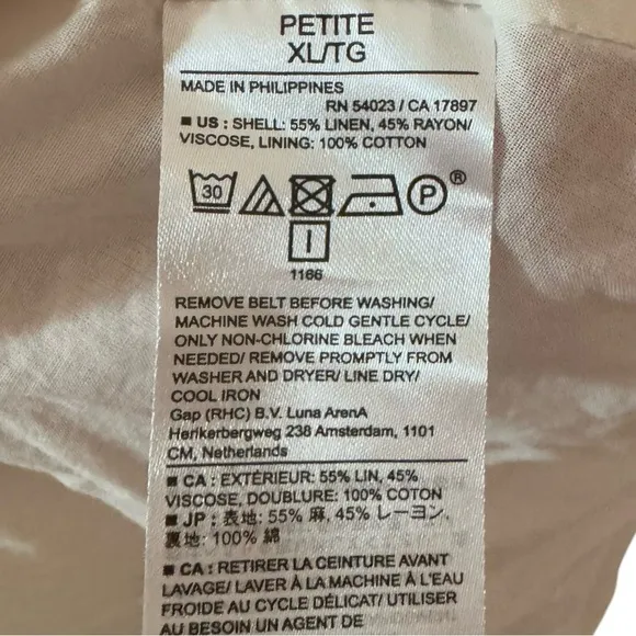 Banana Republic Tier-Ruffle Linen Midi Dress