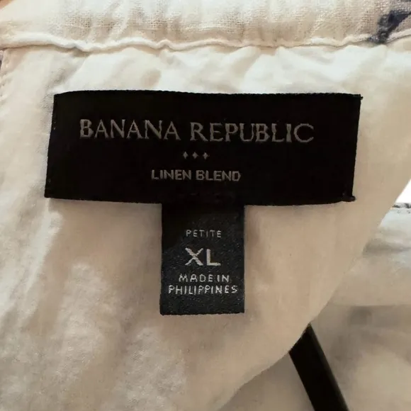 Banana Republic Tier-Ruffle Linen Midi Dress