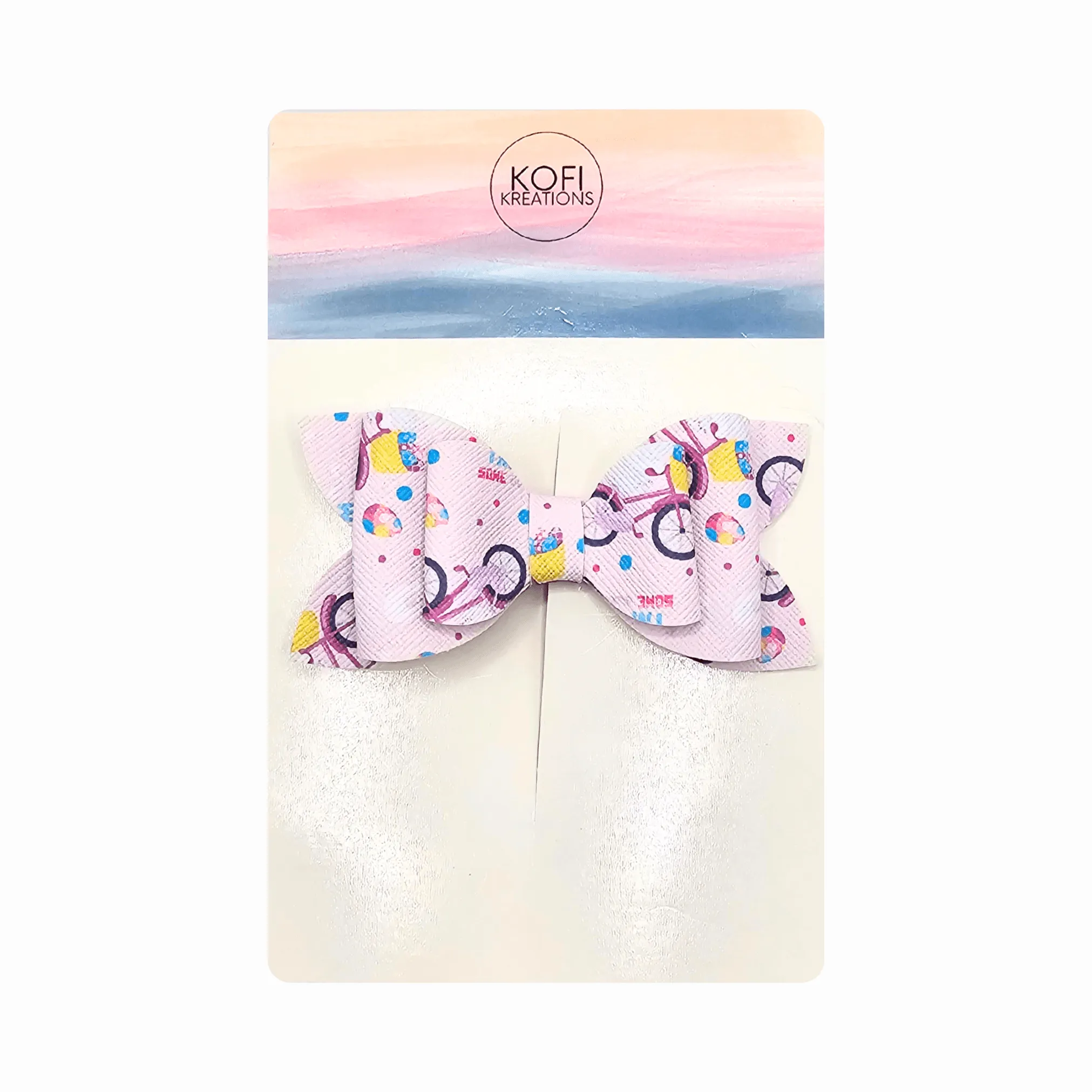 Basket Charm Hair Bow