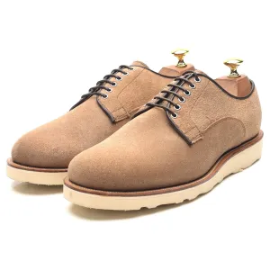 Beige Suede Derby Blucher UK 7 E