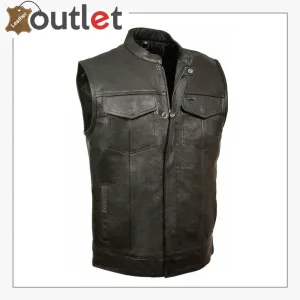 Best Quality Leather Vest For Men