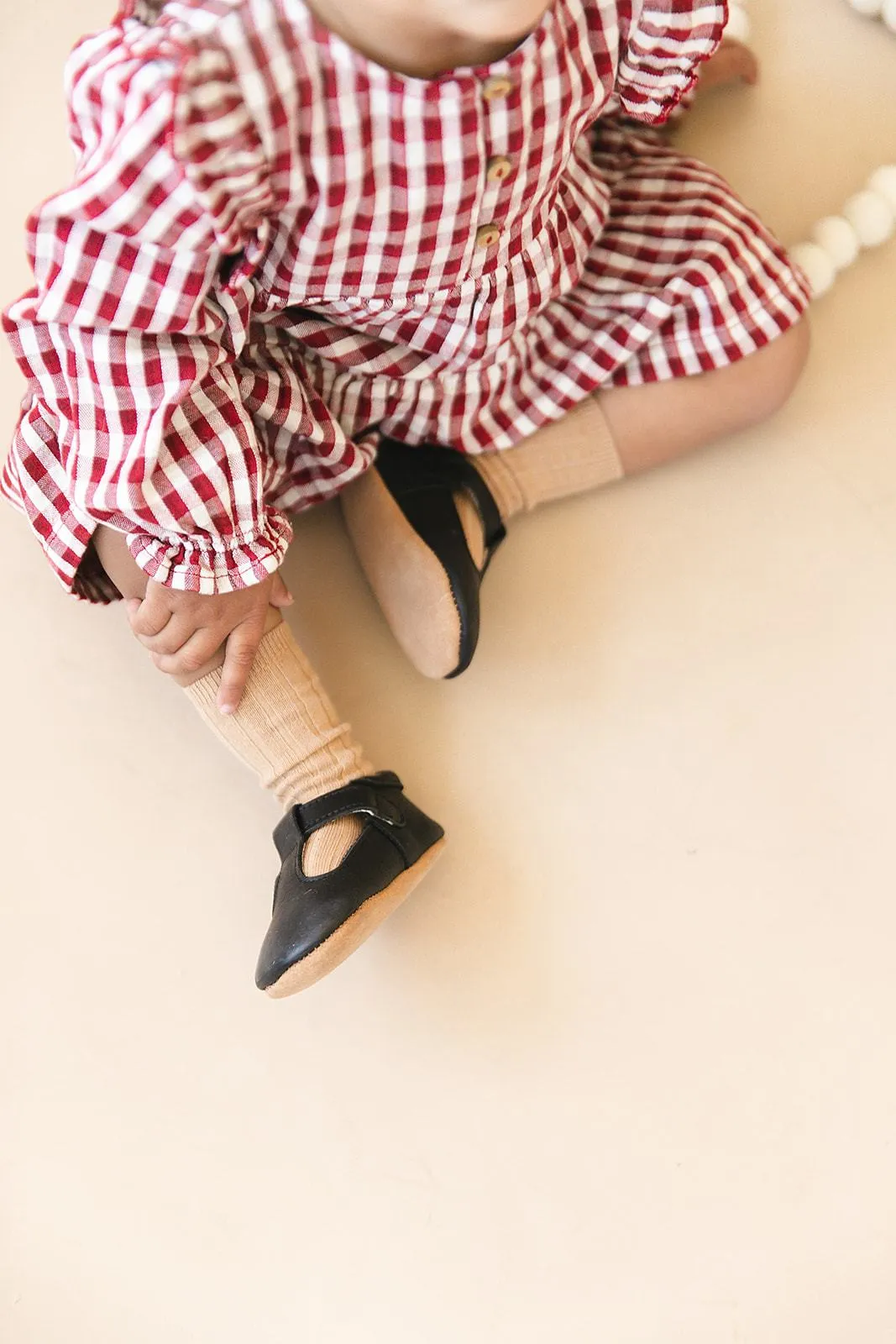 Black - Classic T-Bar - US Size 1-4 - Soft Sole