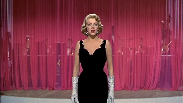 Black Rosemary Clooney Mermaid Velvet Celebrity Dress in White Christmas