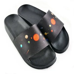 Black Space System Patterned Sandal - CAP202